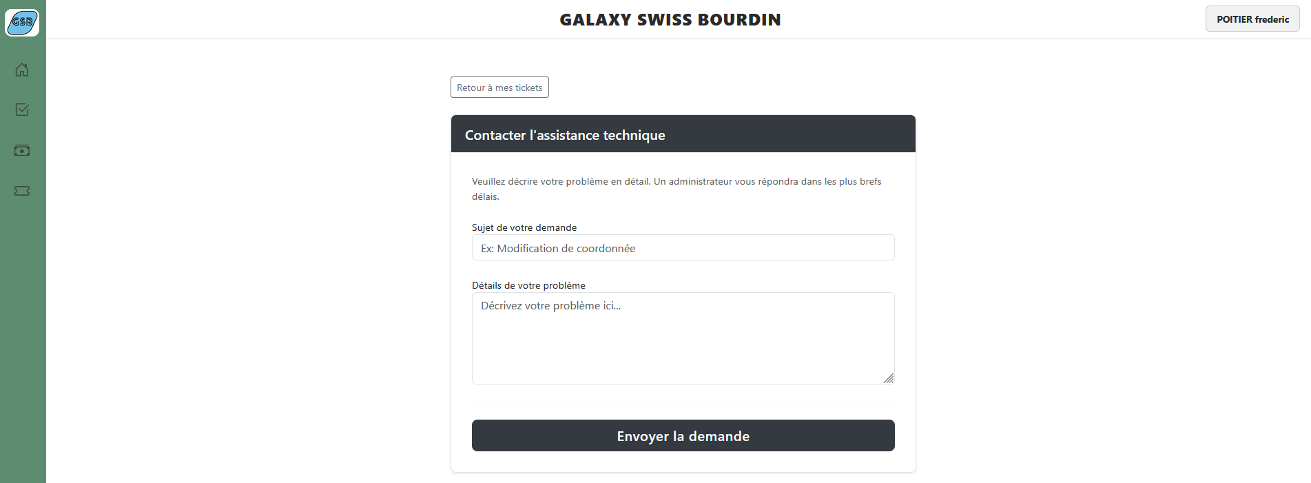 Création ticket comptable