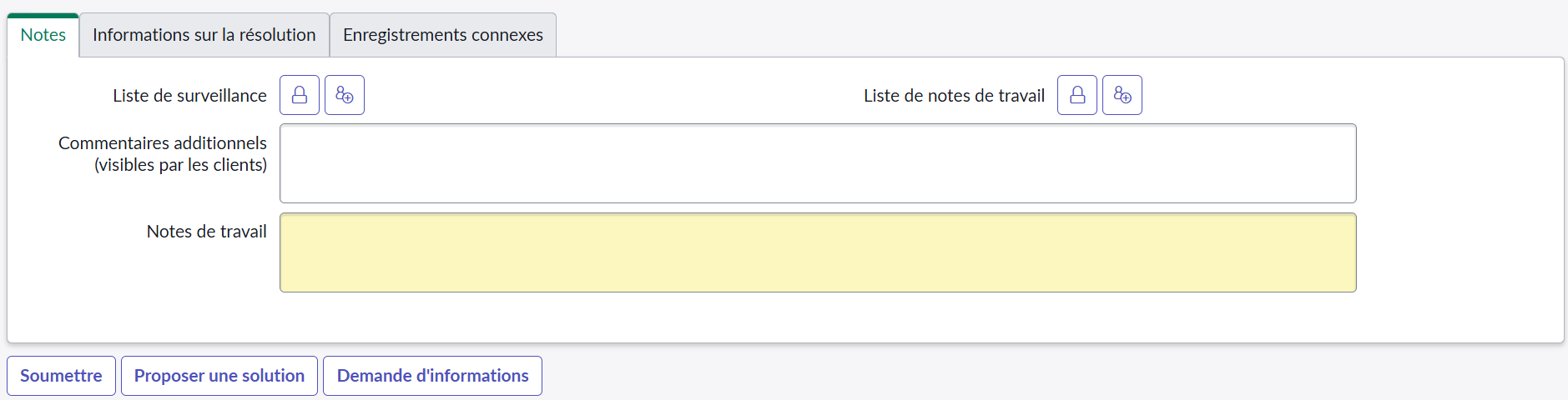 Demande d'information complémentaire